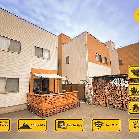 ヴィラ山間堂 Terrace Villa Bbq Bonfire Fuji View Annovillas Fujikawaguchiko Bagian luar foto