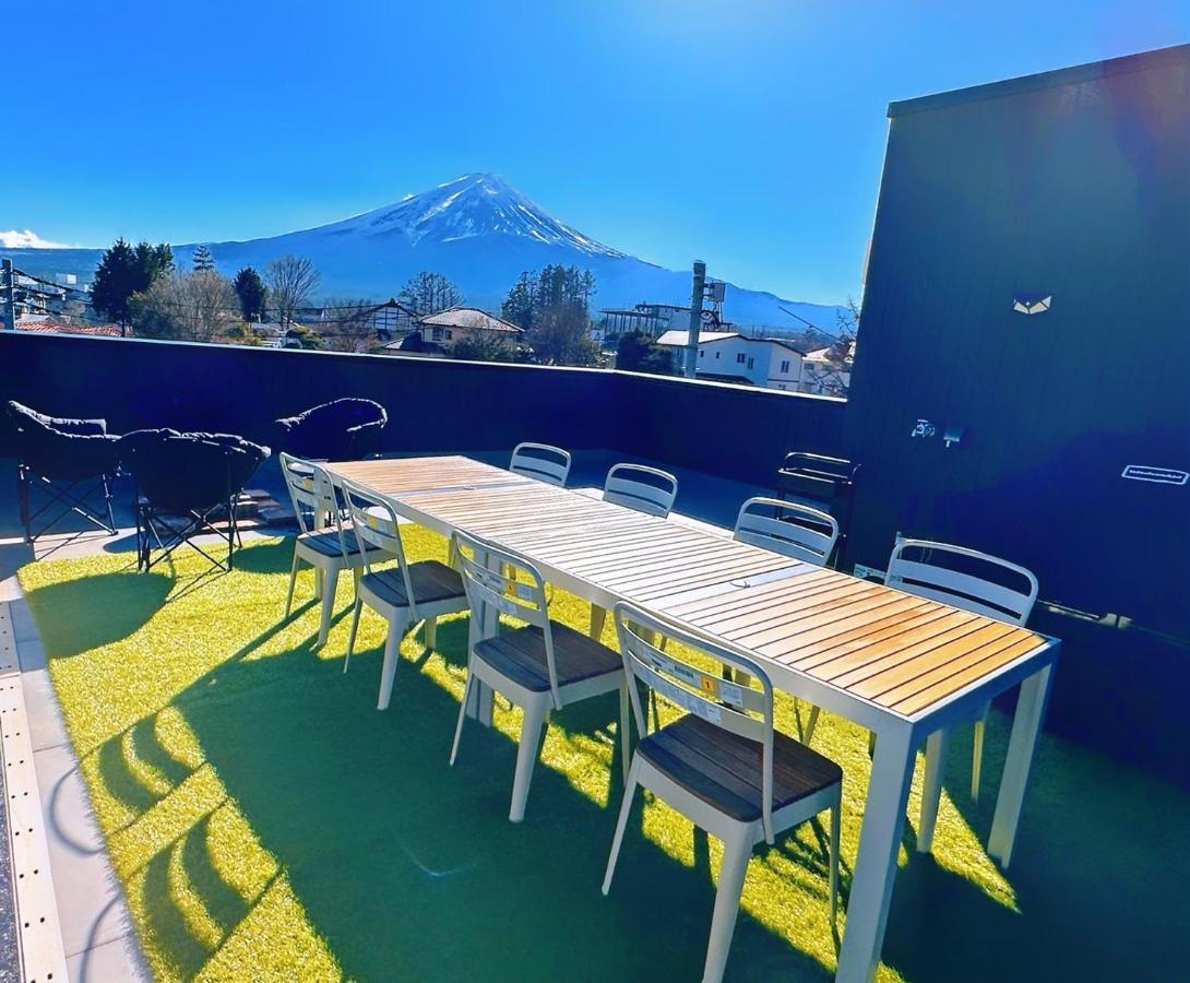 ヴィラ山間堂 Terrace Villa Bbq Bonfire Fuji View Annovillas Fujikawaguchiko Bagian luar foto