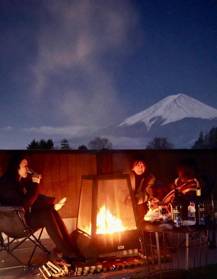 ヴィラ山間堂 Terrace Villa Bbq Bonfire Fuji View Annovillas Fujikawaguchiko Bagian luar foto