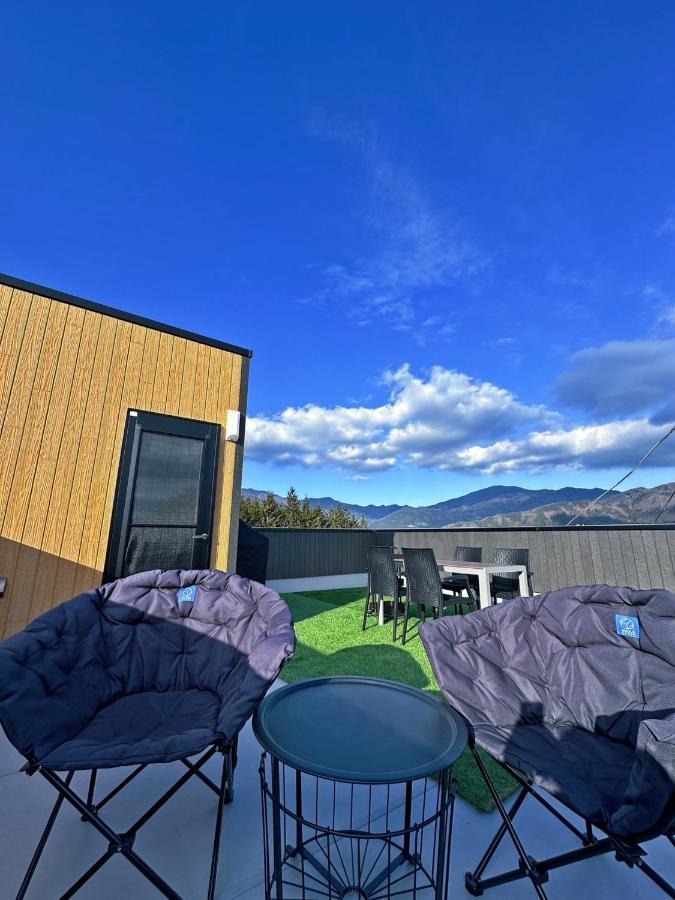 ヴィラ山間堂 Terrace Villa Bbq Bonfire Fuji View Annovillas Fujikawaguchiko Bagian luar foto