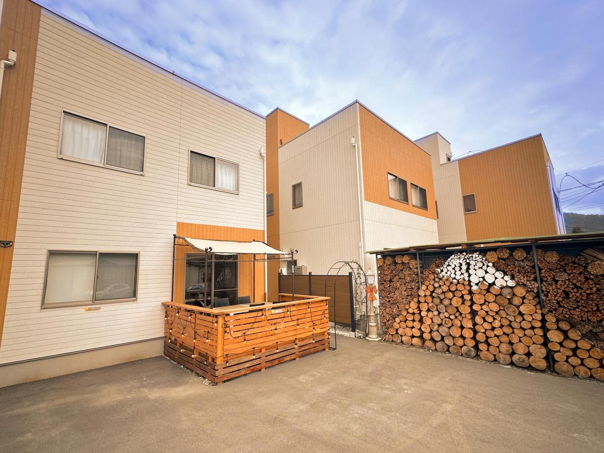ヴィラ山間堂 Terrace Villa Bbq Bonfire Fuji View Annovillas Fujikawaguchiko Bagian luar foto